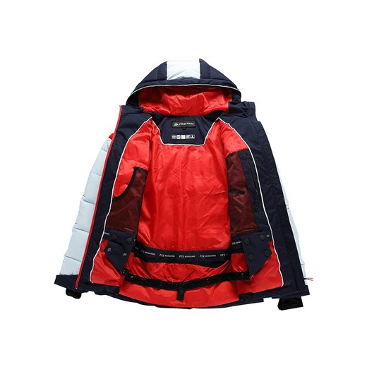 Kurtka damska Alpine Pro z poliestru z kapturem krótka 