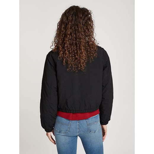 Kurtka damska Tommy Jeans czarna bez kaptura