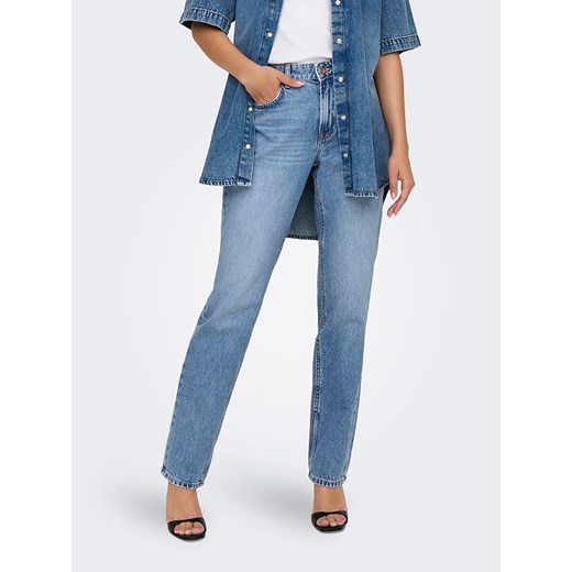 ONLY Dżinsy - Regular fit - w kolorze błękitnym ze sklepu Limango Polska w kategorii Jeansy damskie - zdjęcie 178711050