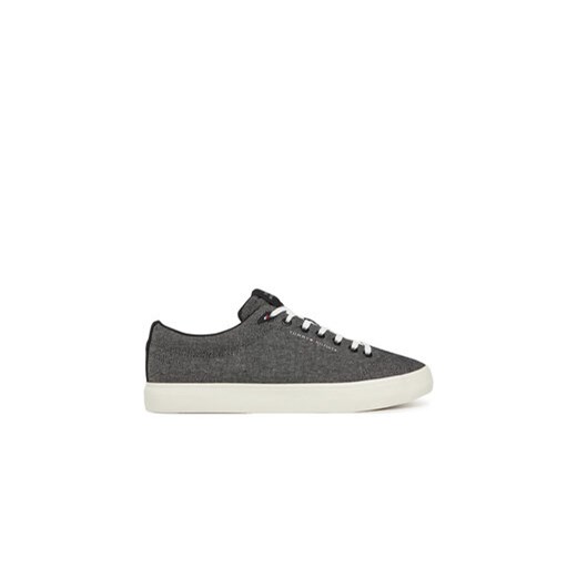 Tommy Hilfiger Tenisówki Th Hi Vulc Low Core Chambray FM0FM05389 Szary ze sklepu MODIVO w kategorii Trampki męskie - zdjęcie 178711741