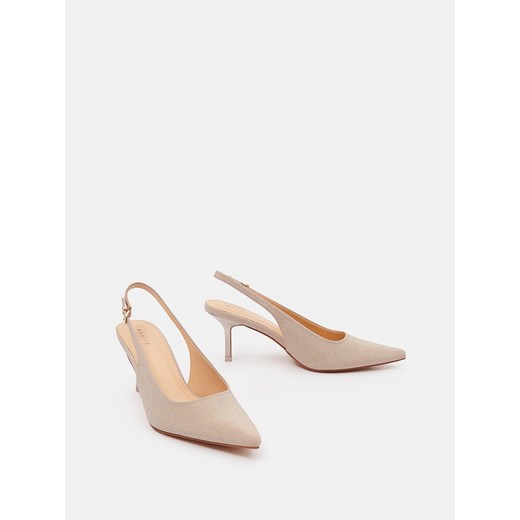 Mohito - Złote czółenka na szpilce - złoty Mohito 38 Mohito