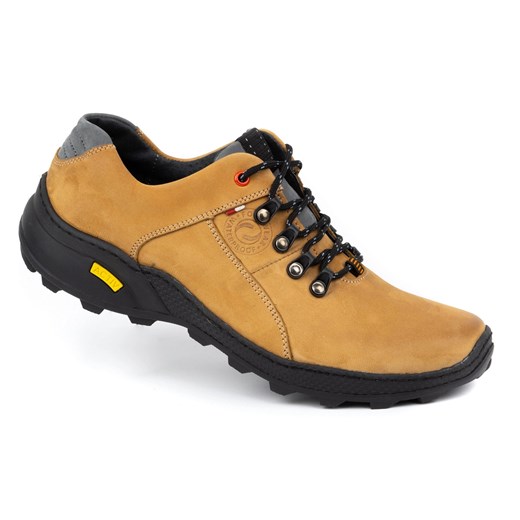 Olivier Męskie buty trekkingowe 296GT żółte ze sklepu ButyModne.pl w kategorii Buty trekkingowe męskie - zdjęcie 178713873
