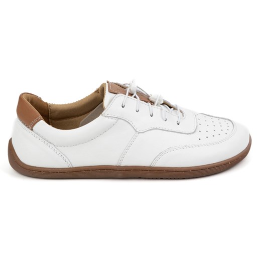Kampol Barefoot minimalistyczne buty skórzane 500/B białe ze sklepu ButyModne.pl w kategorii Półbuty damskie - zdjęcie 178713950