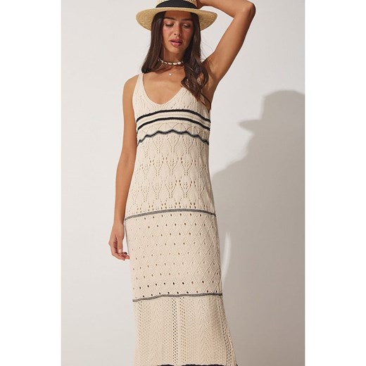 Happiness Istanbul Sukienka dzianinowa &quot;Happiness Istanbul&quot; w kolorze Happiness Istanbul S/M okazyjna cena Limango Polska
