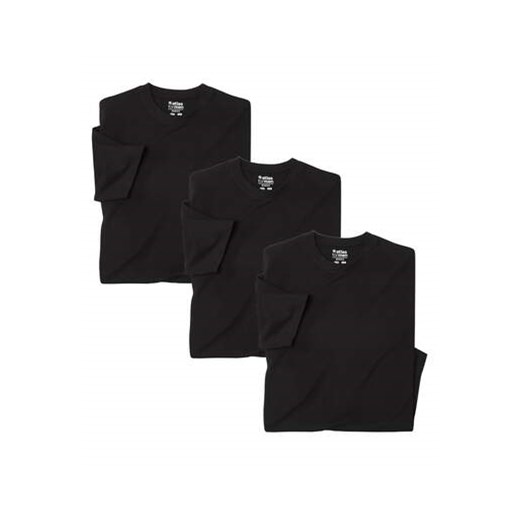 Zestaw 3 jednolitych koszulek bez rękawów ze sklepu Atlas For Men w kategorii T-shirty męskie - zdjęcie 178716994