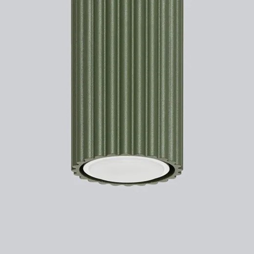 Zielony splot wiszący w industrialnym stylu 30cm - D293-Avium Lumes One Size Edinos.pl