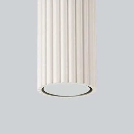 Beżowy reflektor w loftowym stylu 40cm - D294-Avium Lumes One Size Edinos.pl