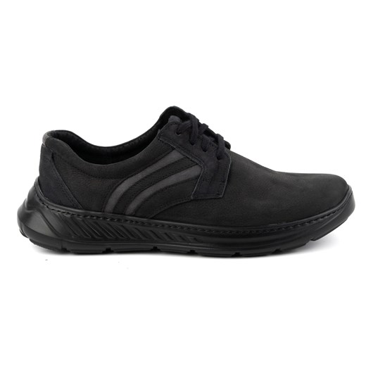 Buty Męskie JOKER Model 895J Sport Style czarne ze sklepu ButyModne.pl w kategorii Półbuty męskie - zdjęcie 178719934