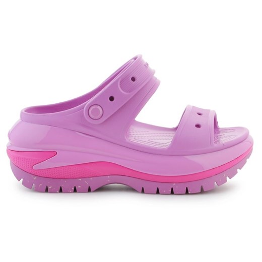 Klapki Crocs Mega Crush Sandal 207989-6WQ fioletowe ze sklepu ButyModne.pl w kategorii Klapki damskie - zdjęcie 178719972