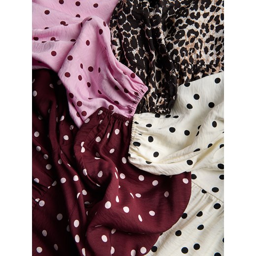 Reserved - Sukienka midi z wiskozy - biały Reserved M Reserved