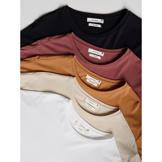 Bluzka damska Reserved z okrągłym dekoltem 