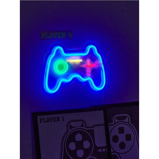 Sinsay - Lampka neon z motywem gamingowym - wielobarwny ze sklepu Sinsay w kategorii Dom - zdjęcie 178722900