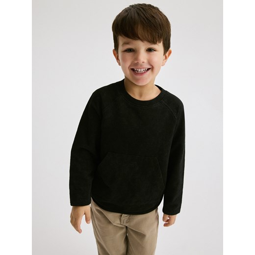 Reserved - Longsleeve z grubszej dzianiny - ciemnoszary Reserved 80 (9-12 m.) wyprzedaż Reserved