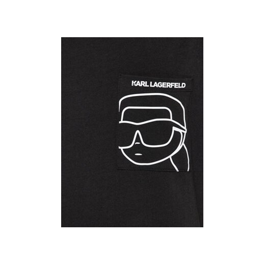 KARL LAGERFELD Piżama Ikonik 2.0 Pkt Short Pj Set 230M2106 Czarny Regular Fit Karl Lagerfeld L MODIVO