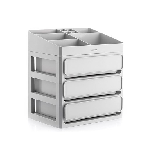 InnovaGoods Organizer w kolorze szarym na kosmetyki - 26 x 29 x 19,5 cm ze sklepu Limango Polska w kategorii Akcesoria i przechowywanie - zdjęcie 178732953
