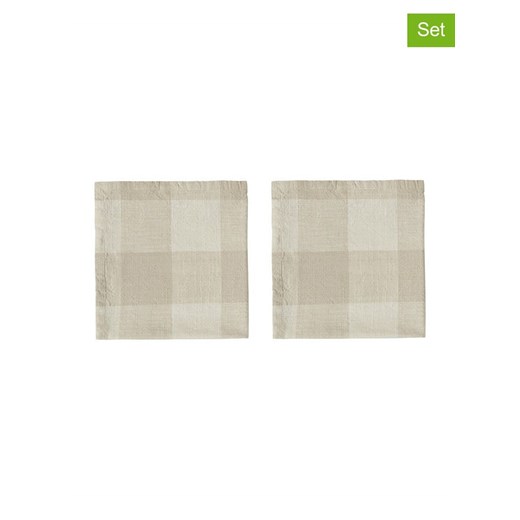 OYOY living design Serwetki (2 szt.) w kolorze beżowym - 45 x 45 cm ze sklepu Limango Polska w kategorii Akcesoria kuchenne - zdjęcie 178733200