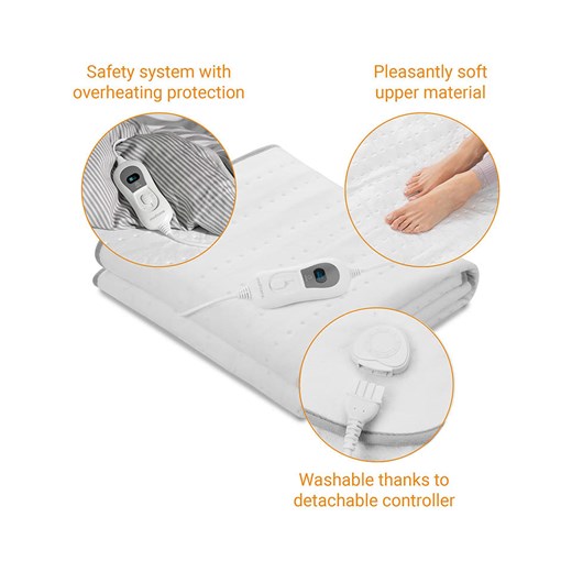 Medisana Prześcieradło elektryczne &quot;HU 666&quot; w kolorze białym Medisana onesize wyprzedaż Limango Polska