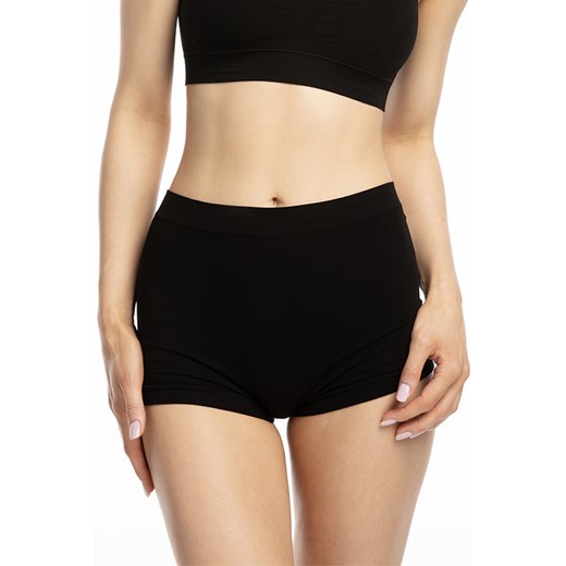 Figi Julimex Bamboo Boyshort czarny ze sklepu kontri.pl w kategorii Majtki damskie - zdjęcie 178734182