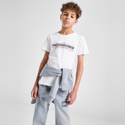 THE NORTH FACE T-SHIRT MOUNTAIN T WHITE ze sklepu JD Sports  w kategorii T-shirty chłopięce - zdjęcie 178734601