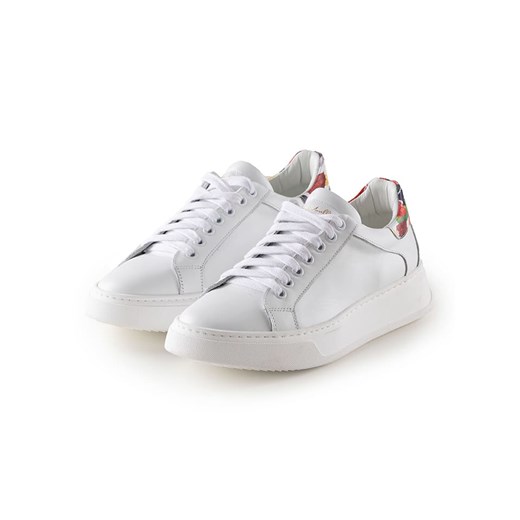 Anna Morellini Skórzane sneakersy &quot;Ottora&quot; w kolorze białym ze sklepu Limango Polska w kategorii Buty sportowe damskie - zdjęcie 178737380