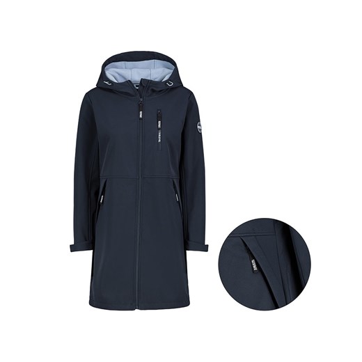 Sublevel Płaszcz softshellowy w kolorze granatowym ze sklepu Limango Polska w kategorii Płaszcze damskie - zdjęcie 178737551