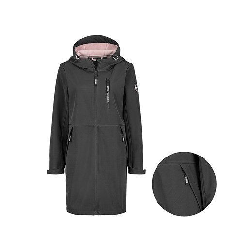 Sublevel Płaszcz softshellowy w kolorze antracytowym ze sklepu Limango Polska w kategorii Płaszcze damskie - zdjęcie 178737552