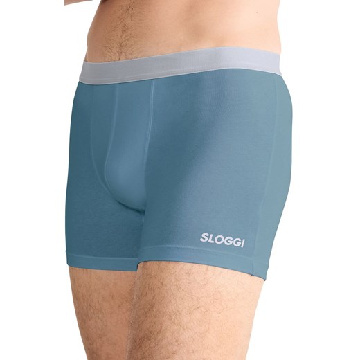Sloggi 2-pak szorty męskie GO ABC 2.0 10217937-7311, Kolor niebieski, Rozmiar L, Sloggi ze sklepu Intymna w kategorii Majtki męskie - zdjęcie 178737854
