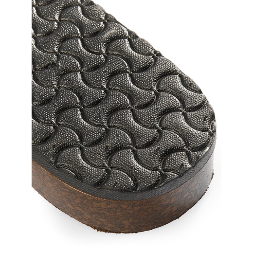 Klapki damskie Gate płaskie bez zapięcia zielone casual 