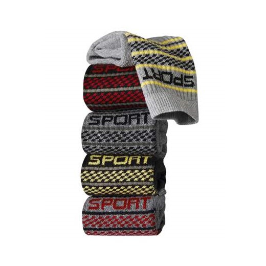 Zestaw 5 par żakardowych, sportowych skarpet ze sklepu Atlas For Men w kategorii Skarpetki męskie - zdjęcie 178738721