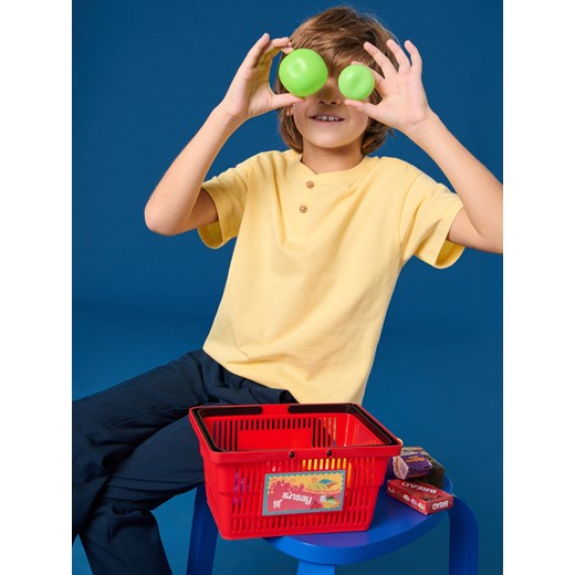 Sinsay - Koszulki 2 pack - żółty Sinsay 98 Sinsay