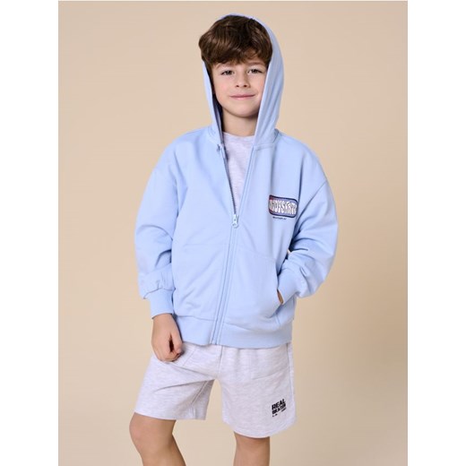 Sinsay - Bluza z nadrukiem - błękitny ze sklepu Sinsay w kategorii Bluzy chłopięce - zdjęcie 178740440