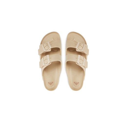 Klapki damskie ROXY casual na płaskiej podeszwie na lato 