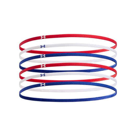 Damska opaska na głowę treningowa (6-pack) Under Armour W's Mini Elastic 6PK - multikolor ze sklepu Sportstylestory.com w kategorii Opaski do włosów - zdjęcie 178742030