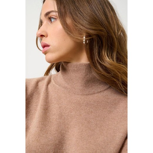 AUTHENTIC CASHMERE Kaszmirowy sweter "Eileen" w kolorze beżowym S Limango Polska okazja