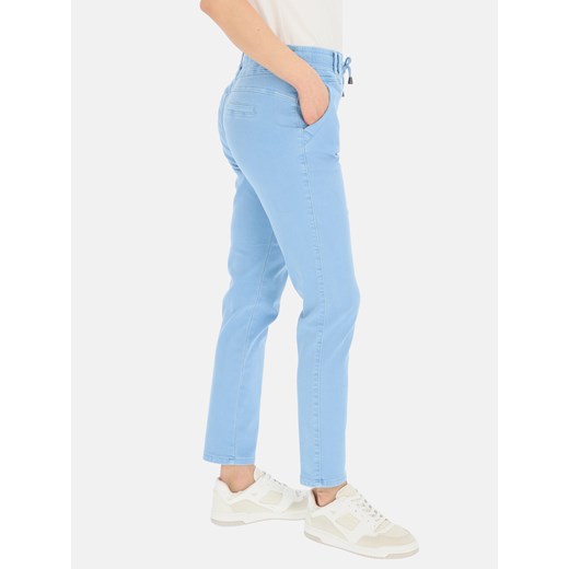 Błękitne spodnie damskie cropped Red Button Tessy ze sklepu Eye For Fashion w kategorii Jeansy damskie - zdjęcie 178742353