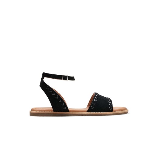 Clarks Skórzane sandały &quot;Maritime May&quot; w kolorze czarnym ze sklepu Limango Polska w kategorii Sandały damskie - zdjęcie 178749393