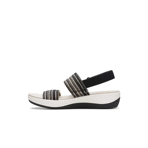 Sandały damskie Clarks na lato z tkaniny