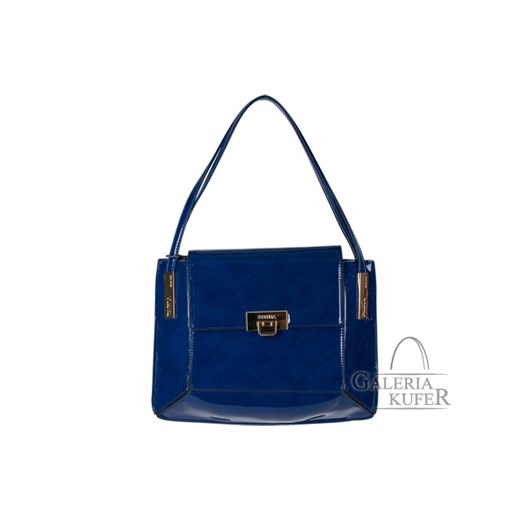 MONNARI-PABIA - LAKIEROWANA GRANATOWA MAŁA TOREBKA - BAG7040-013 galeriakufer-pl granatowy