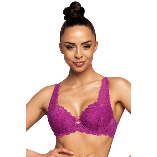 Biustonosz usztywniany Mat 053/22 Carmela magenta Mat 65E wyprzedaż kontri.pl