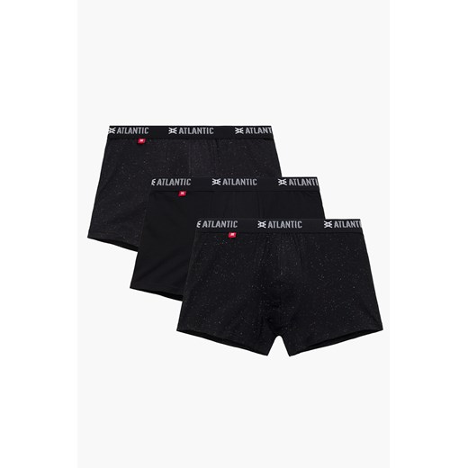 Bokserki Atlantic 3MH-053 3-pack czarny/czarny/czarny ze sklepu kontri.pl w kategorii Majtki męskie - zdjęcie 178752552