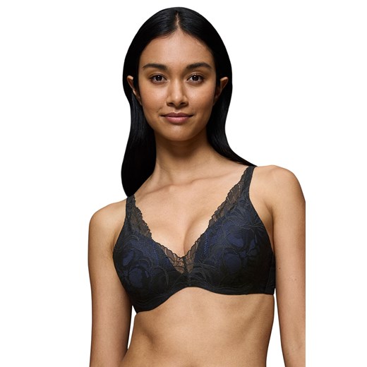 Biustonosz usztywniany Triumph 10219710 Body Make-Up Illusion Lace WP 0004-black ze sklepu kontri.pl w kategorii Biustonosze - zdjęcie 178753764