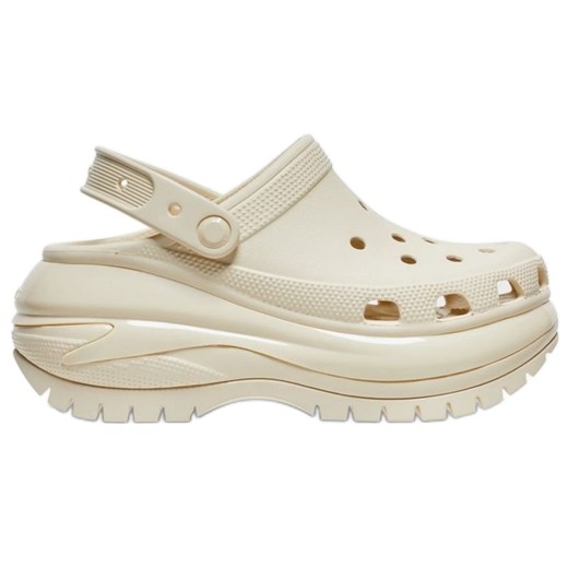 Chodaki Crocs Mega Crush Clog 207988-2Y2 beżowy ze sklepu ButyModne.pl w kategorii Klapki damskie - zdjęcie 178756320
