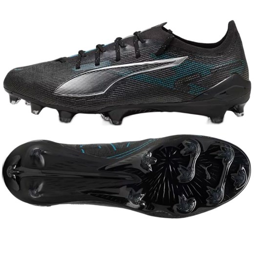 Buty piłkarskie Puma Ultra 5 Ultimate Fg 108159-02 czarne ze sklepu ButyModne.pl w kategorii Buty sportowe męskie - zdjęcie 178756504