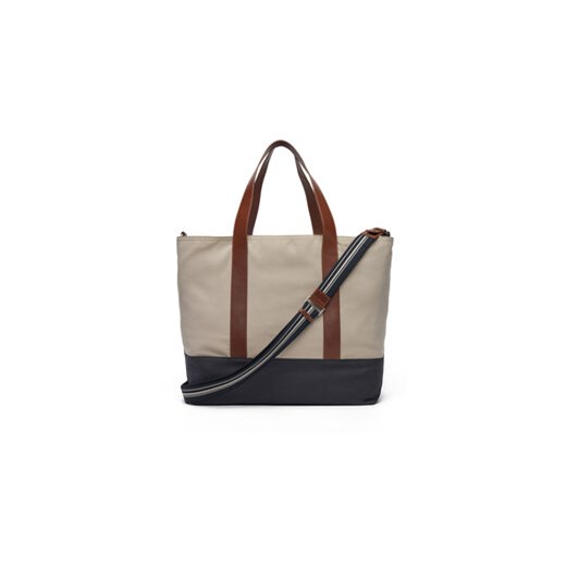 Shopper bag beżowa Tommy Hilfiger 