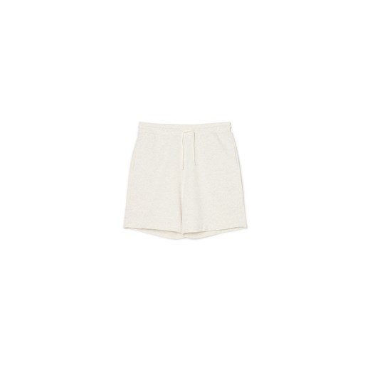 Cropp - Melanżowe jasne szorty comfort - jasny szary ze sklepu Cropp w kategorii Spodenki męskie - zdjęcie 178759882