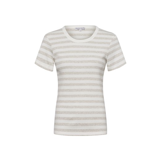 Marie Lund Koszulka damska Kobiety Bawełna biały w paski ze sklepu vangraaf w kategorii Bluzki damskie - zdjęcie 178760933