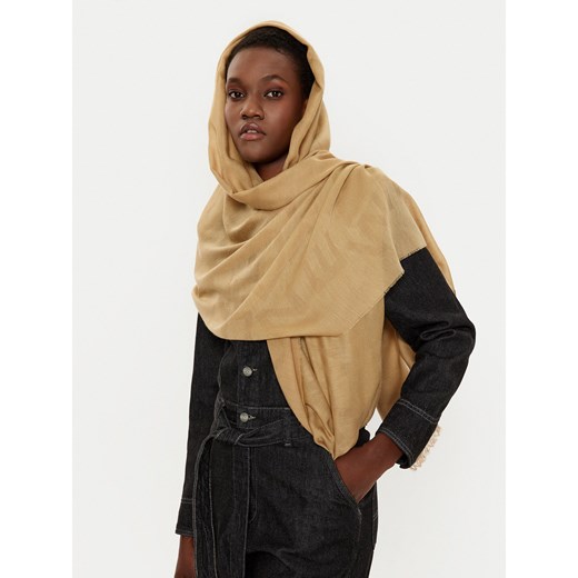 Szal Weekend Max Mara Classe 2515541074600 Brązowy one size eobuwie.pl