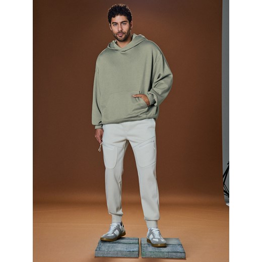 Sinsay - Bluza hoodie - zielony Sinsay XS Sinsay