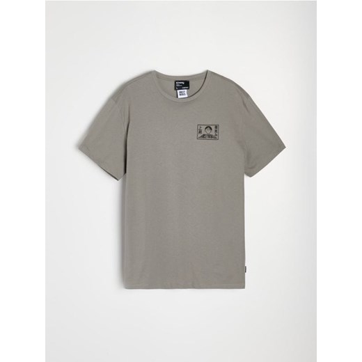 Sinsay - Koszulka z nadrukiem SmileyWorld® - szary Sinsay S Sinsay