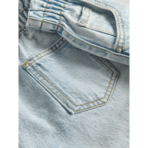 Reserved - Jeansowe szorty paperbag - niebieski Reserved 116 (5-6 lat) Reserved